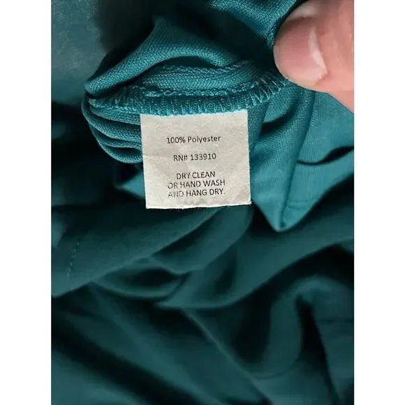 Show Me Your MuMu Emerald Color Rainey Mini Dress Size X-Small Long Sleeve - Picture 14 of 14